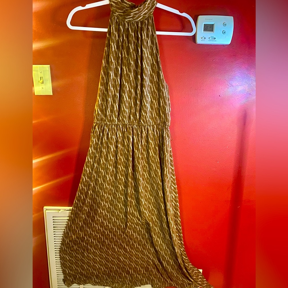 Worthington Patterned Halter Dress